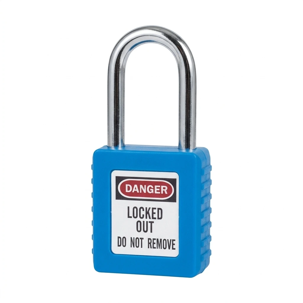 BLUE LOCKOUT PADLOCK 38 MM (METALLIC)