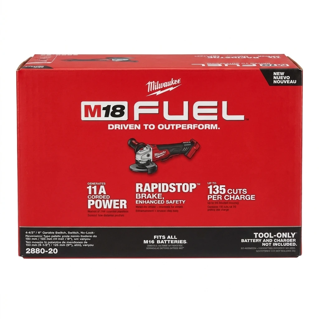 M18 FUEL 4-1/2" GRINDER *BARE TOOL* (2880-20)