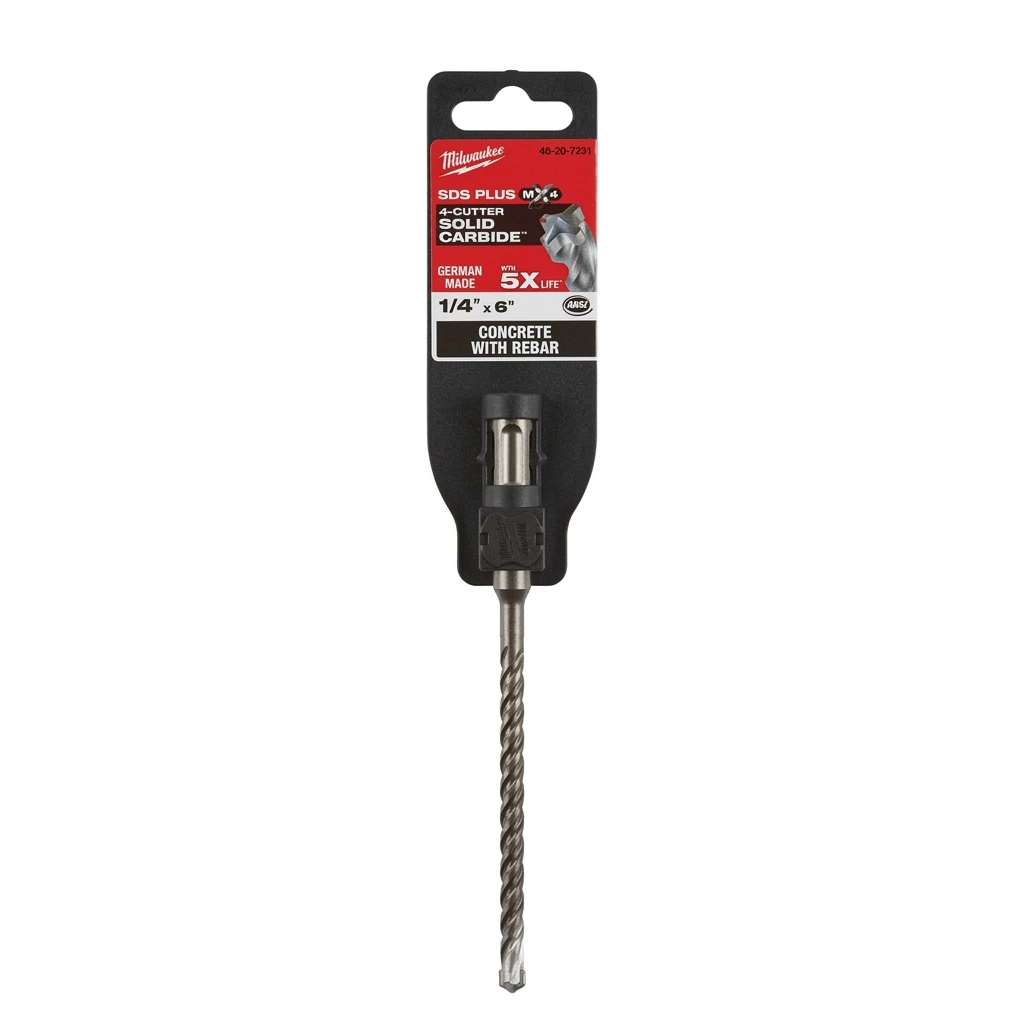 SDS PLUS DRILL BIT 1/4 x6" DOUBLE CARBIDE TIP (48-20-7331)