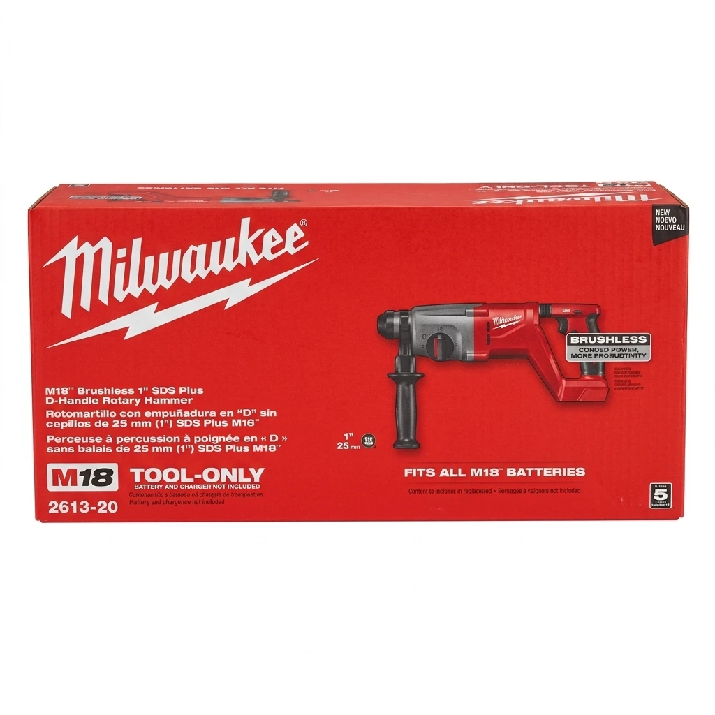 ROTOMARTILLO SDS PLUS M18 BRUSHLESS1" *SIN BATERIAS NI CARGADOR* (2613-20)
